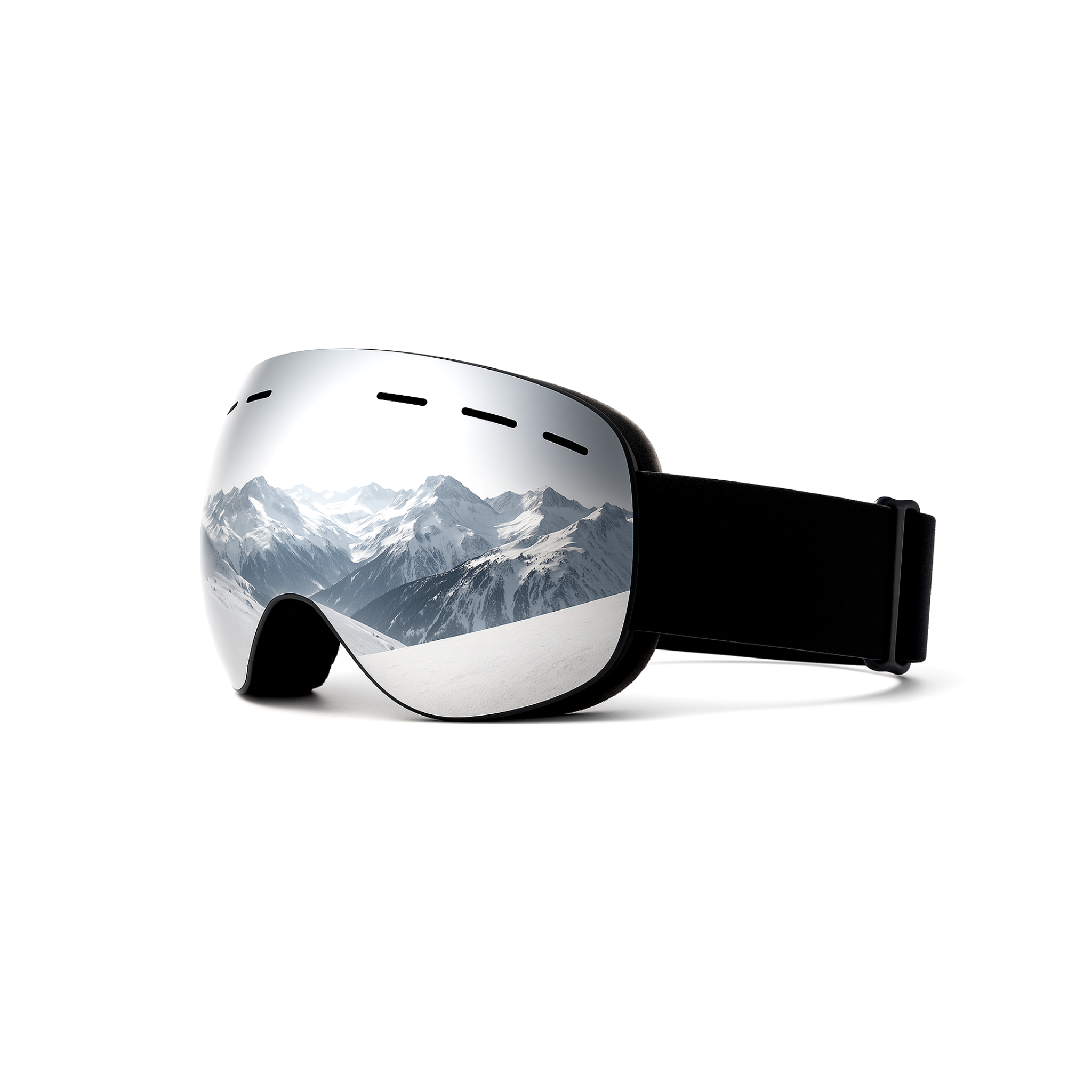 Alpinex Ski Goggle - Rainbow White