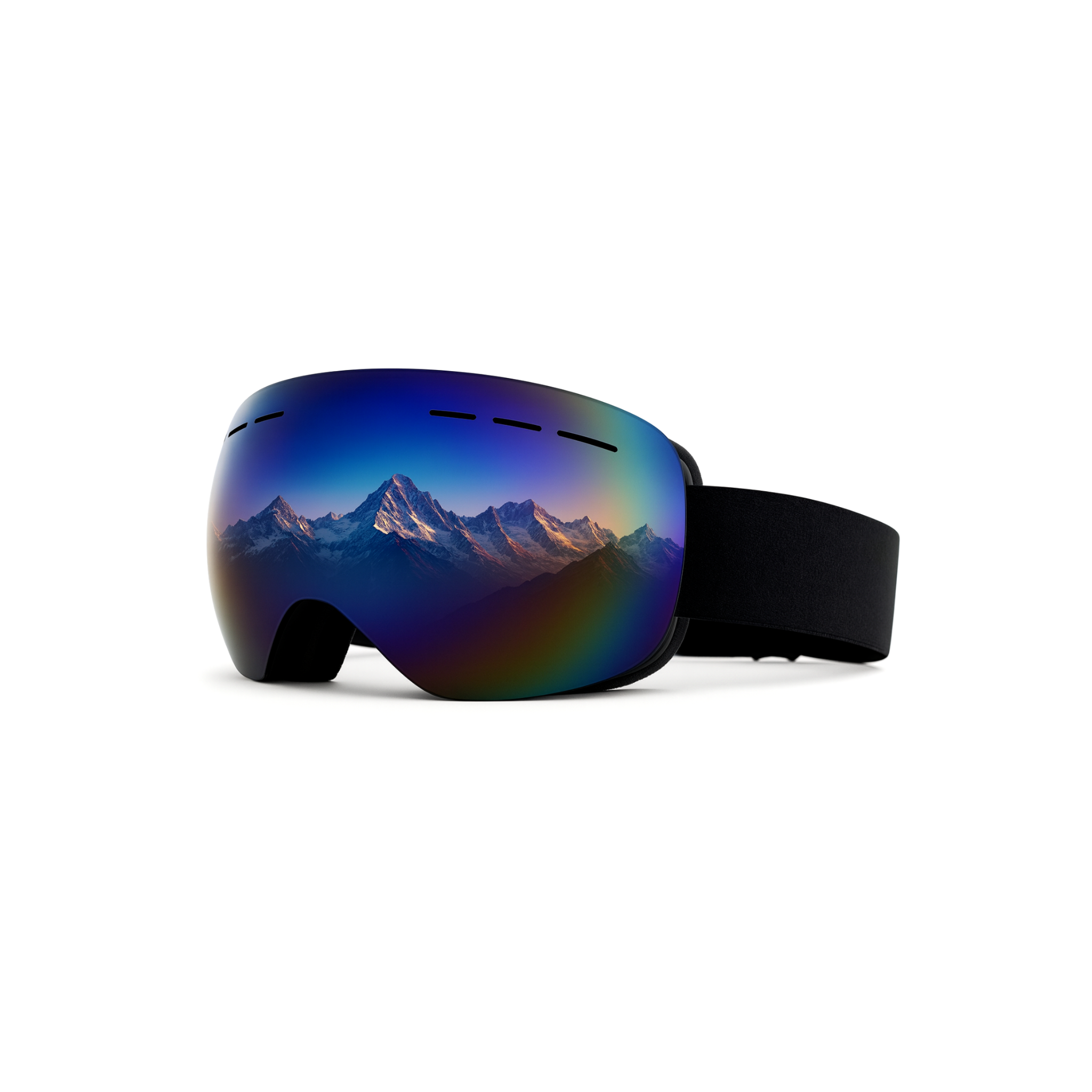 Alpinex Ski Goggle - Rainbow White