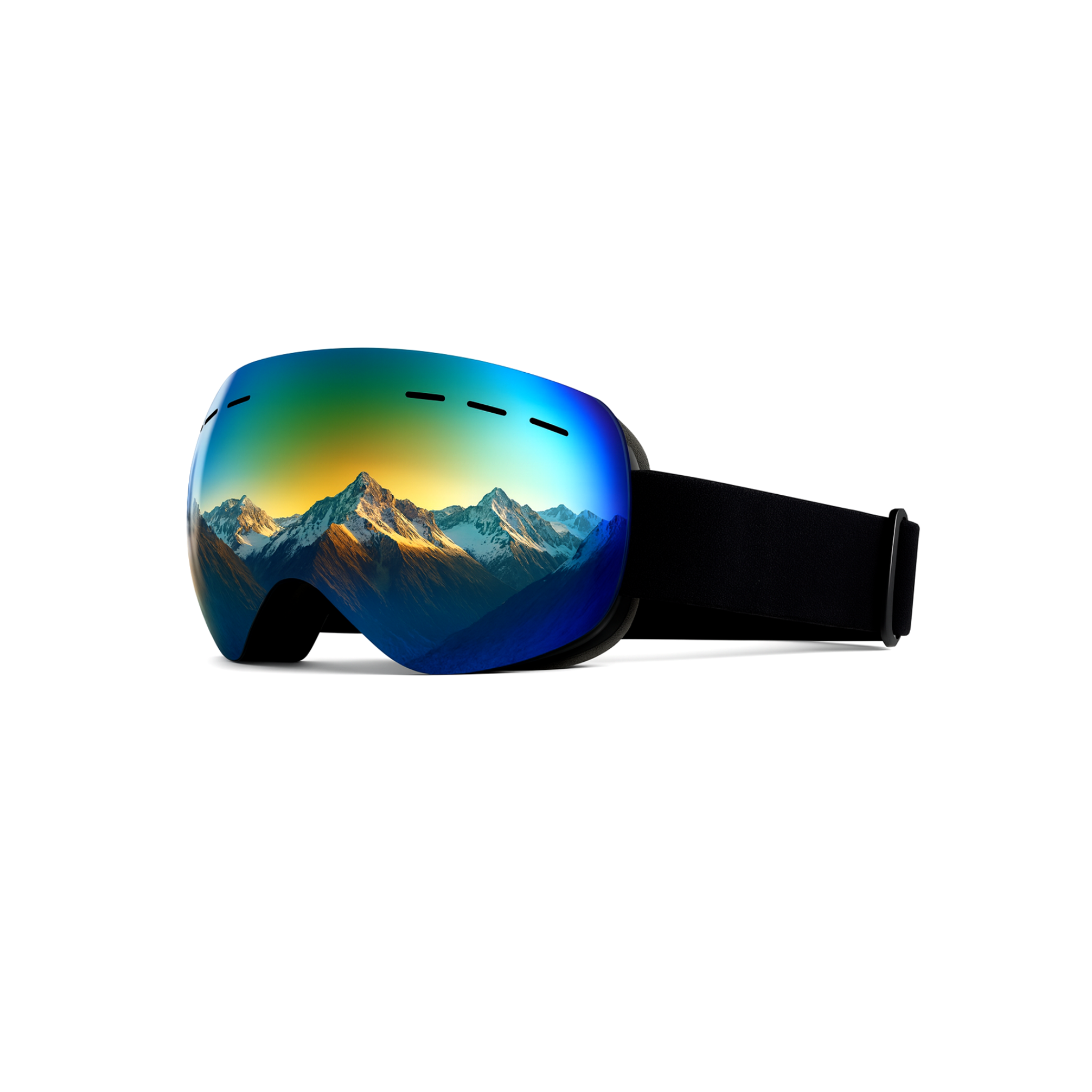 Alpinex Ski Goggle - Rainbow White